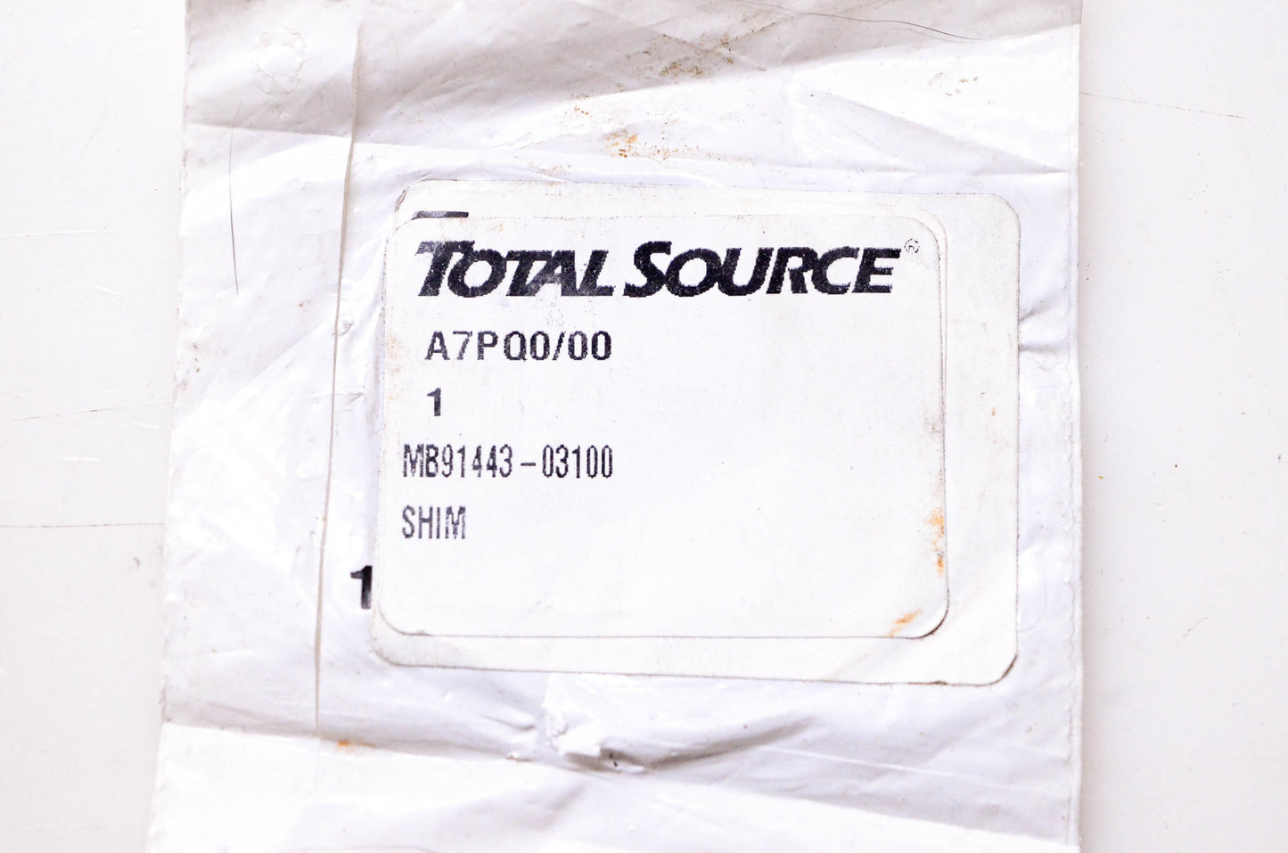 Total Source 91443-03100, MB91443-03100 Shim fits Mitsubishi NOS
