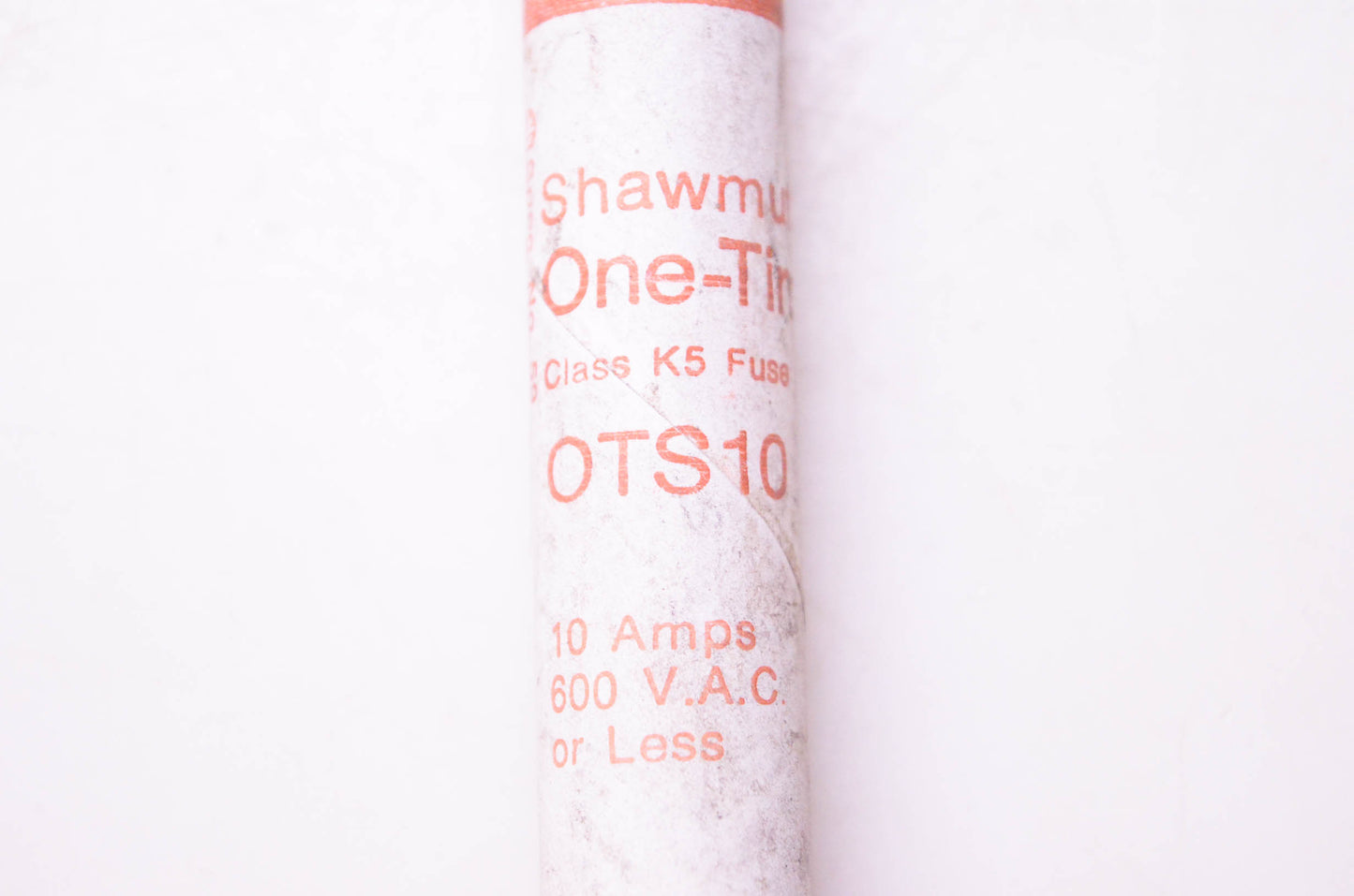 Gould Shawmut OTS10 One-Time Class K-5 Fuse 10 Amps 600 VAC NOS