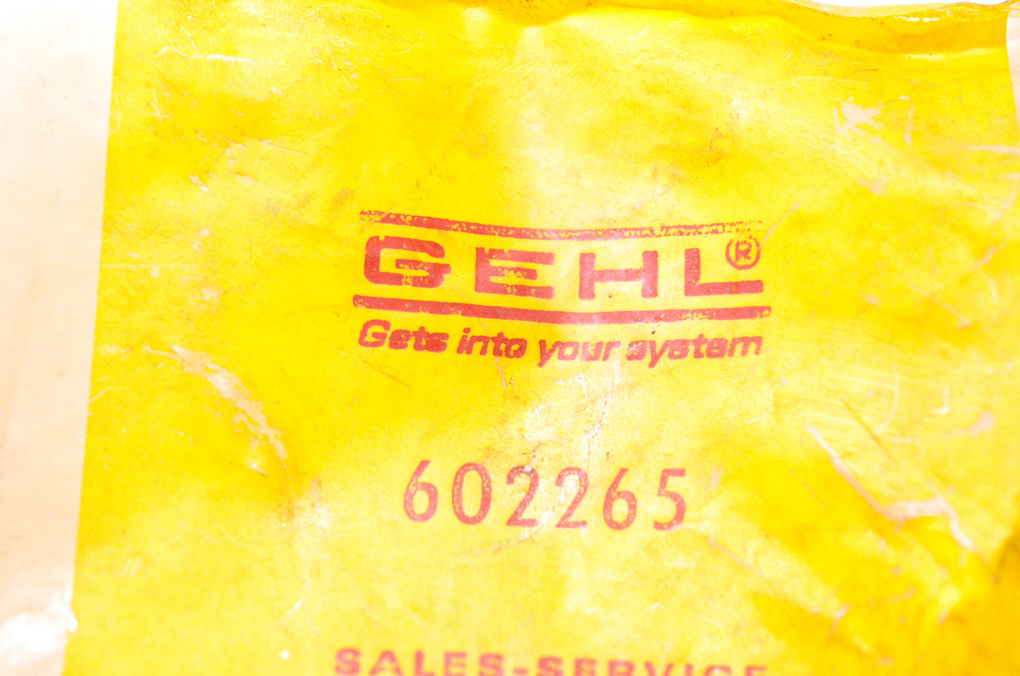 Gehl 602265 Seal Kit NOS