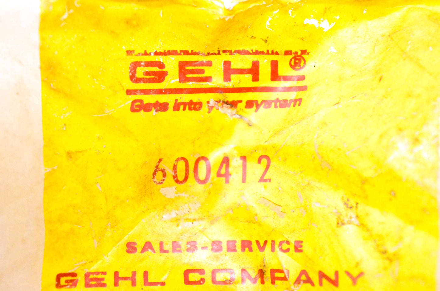 Gehl 600412 Cap NOS
