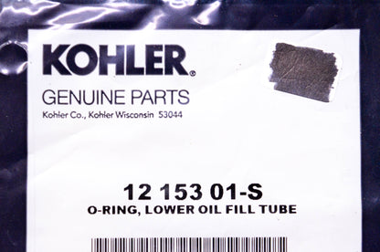 Kohler 12 153 01-S Lower Oil Fill Tube O Ring NOS