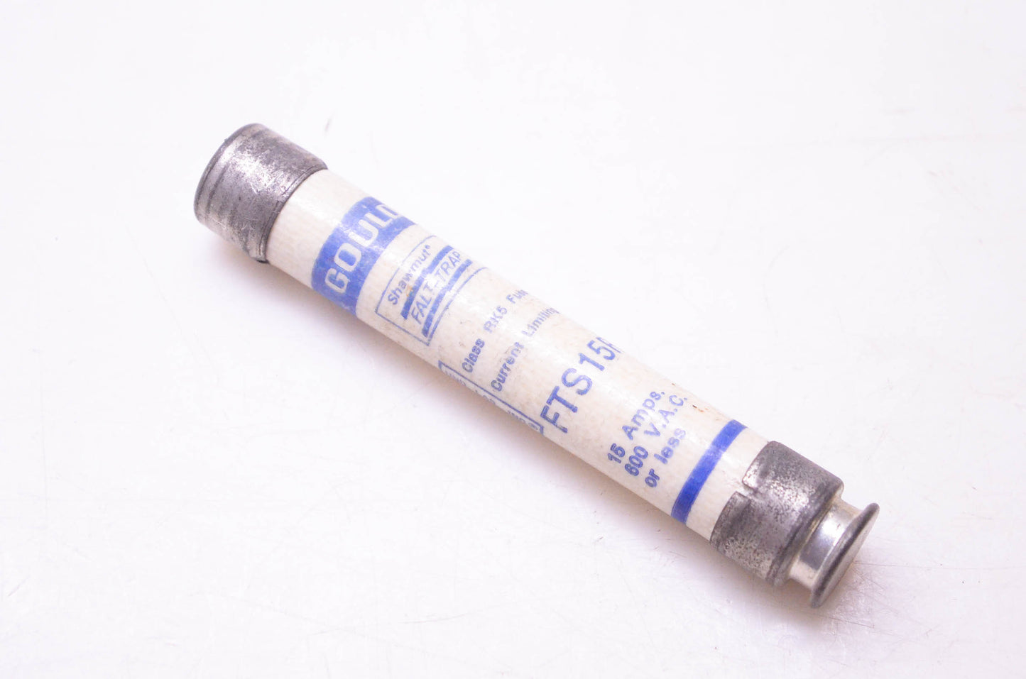 Gould Shawmut FTS15R Falt-Trap Class RK5 Fuse Current Limiting NOS