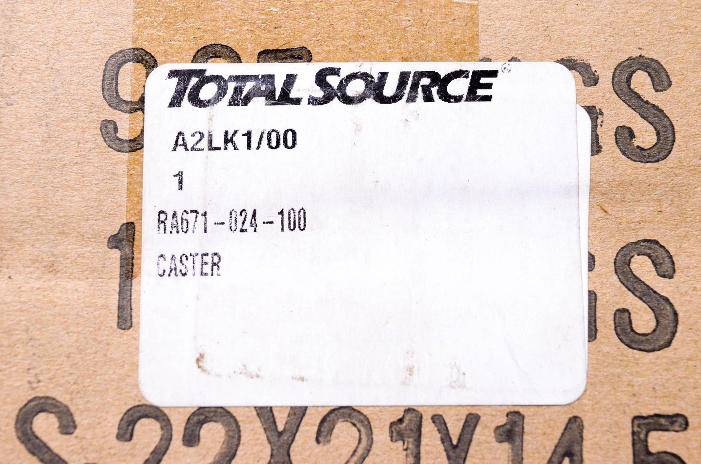 Total Source 671-024-100, RA671-024-100 Caster fits Raymond NOS