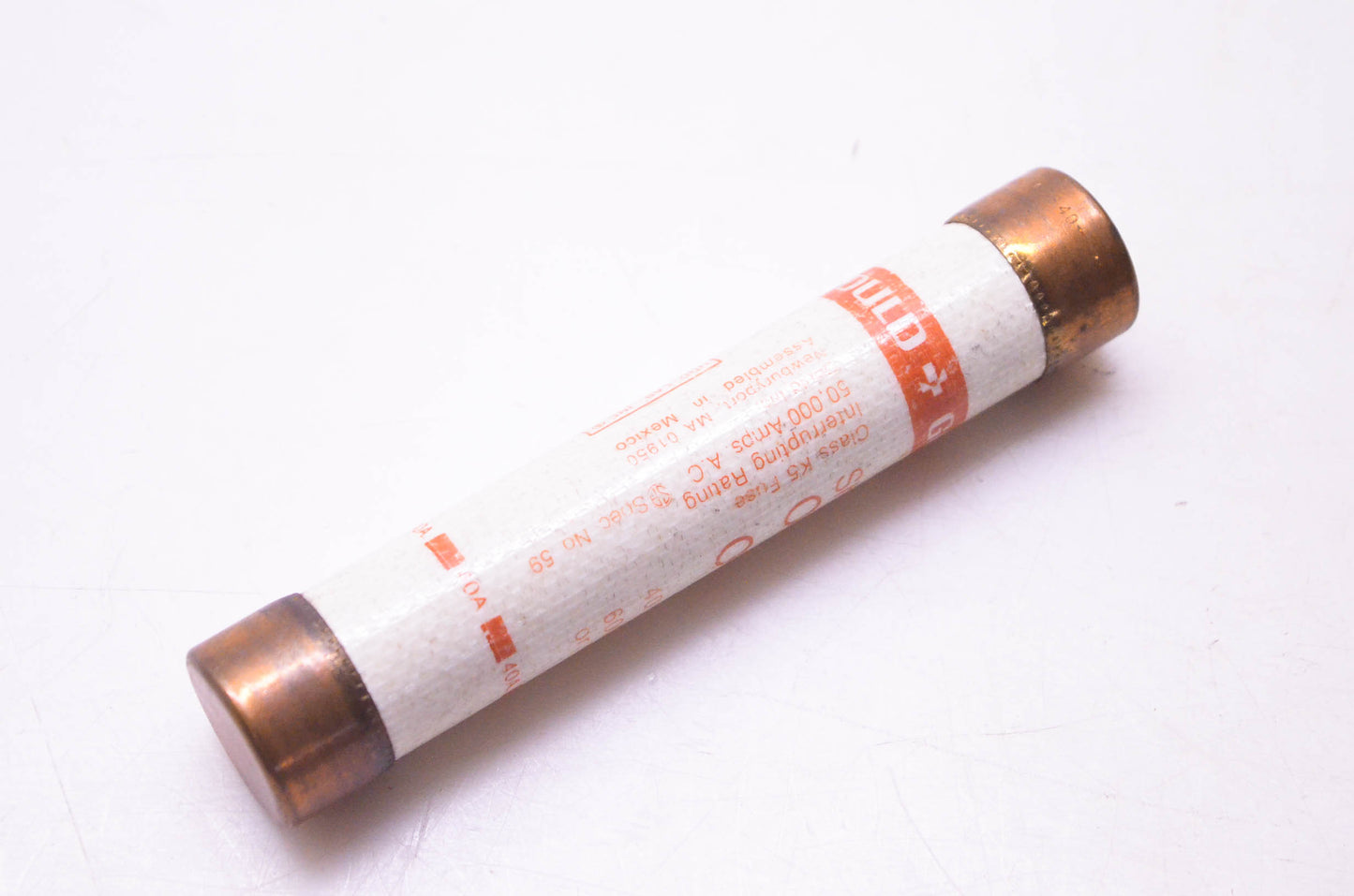 Gould Shawmut OTS40 One-Time Class K5 Fuse 40 Amps 600 VAC NOS