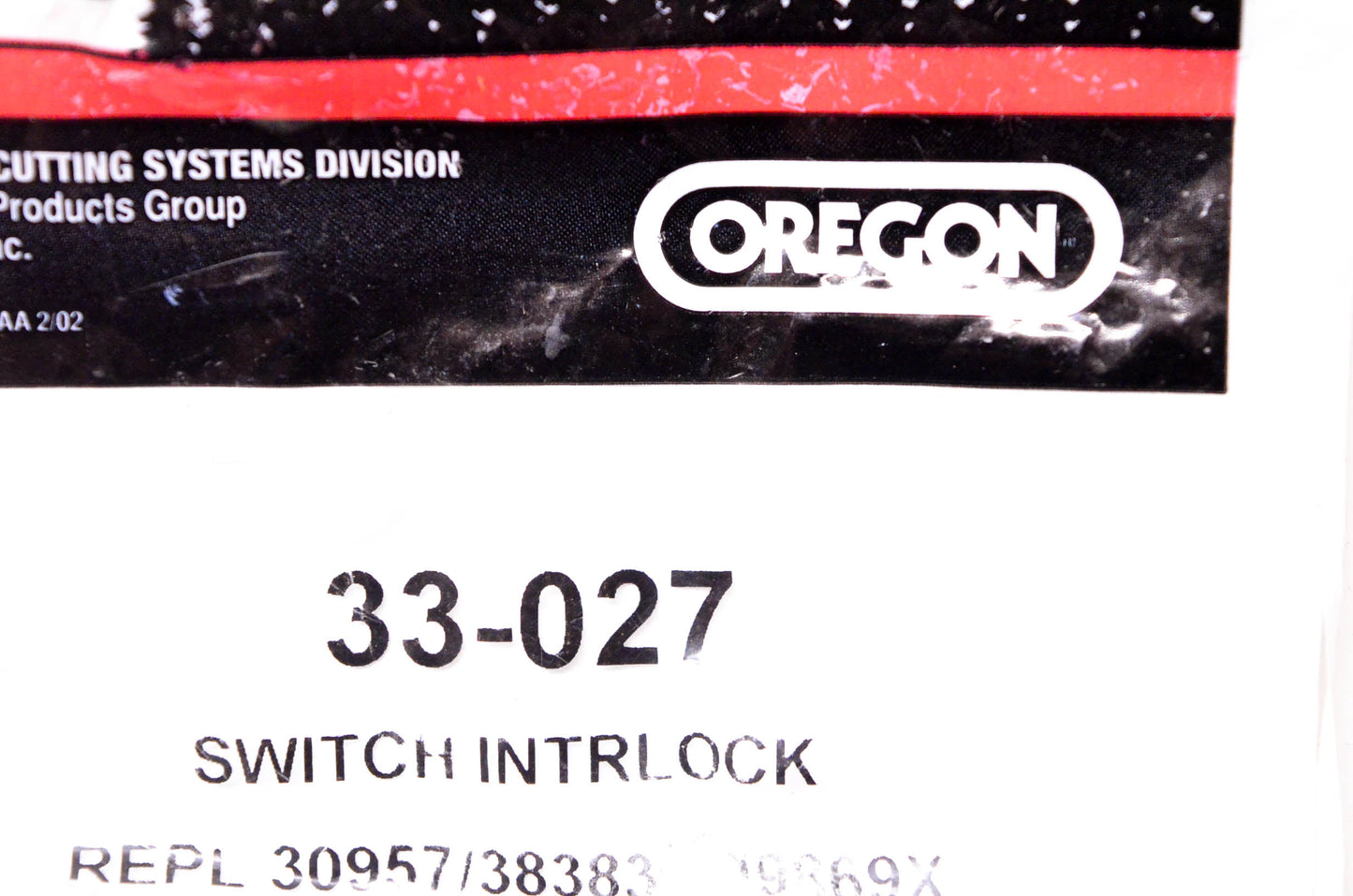 Oregon 33-027, 30957, 109869X Interlock Switch NOS