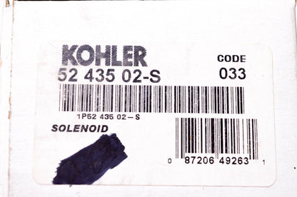 Kohler 52 435 02-S Solenoid NOS