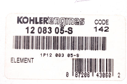Kohler 12 083 05-S Air Filter NOS