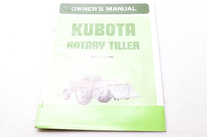 Kubota 704913-232-1 Owner's Manual Kubota Rotary Tiller Model FS1000
