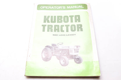 Kubota 35210-1971-1 Operator's Manual Kubota Tractor Model L245 L245DT