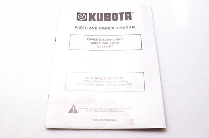 Kubota 70090-00204 Parts & Owner's Manual Power Steering Unit Model No. L9110 for L185DT
