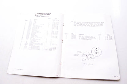 Kubota K1-432-979 Parts & Owner's Manual B/L 78 Posthole Digger