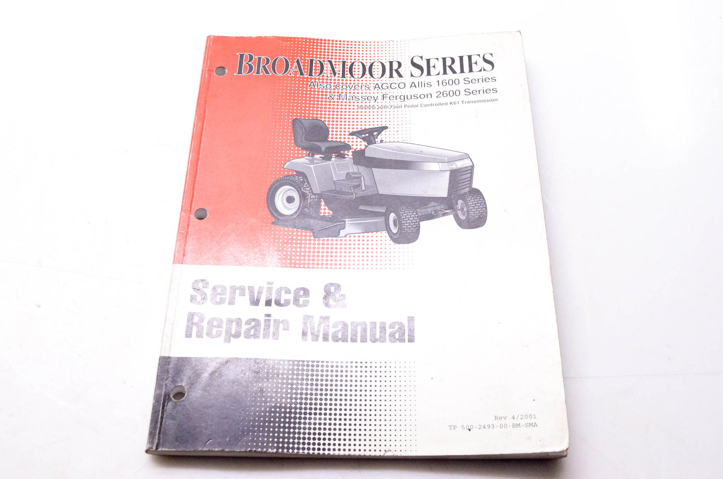 Simplicity Manufacturing 500-2493-00-BM-SMA Broadmoor Series Service & Repair Manual