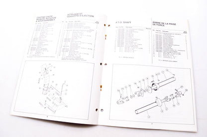 Kubota RSP 7920 K Parts & Owner's Manual Rotary Snow Plow Models L-221 & l-321