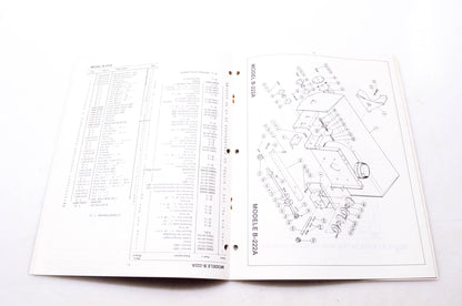 Kubota RSP 7921K Parts & Owner's Manual Rotary Snow Plow Model B222A
