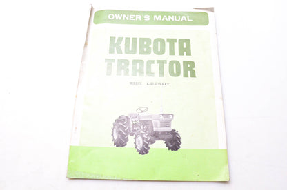 Kubota 34219-1971-1 Owner's Manual Kubota Tractor Model L225DT
