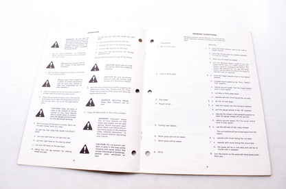 Ingersoll 8-55771 Rotary Mower RM42 P42 Operator's Manual