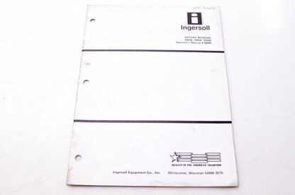 Ingersoll 8-56000 Rotary Mowers RM38 RM44 RM48 Operator's Manual