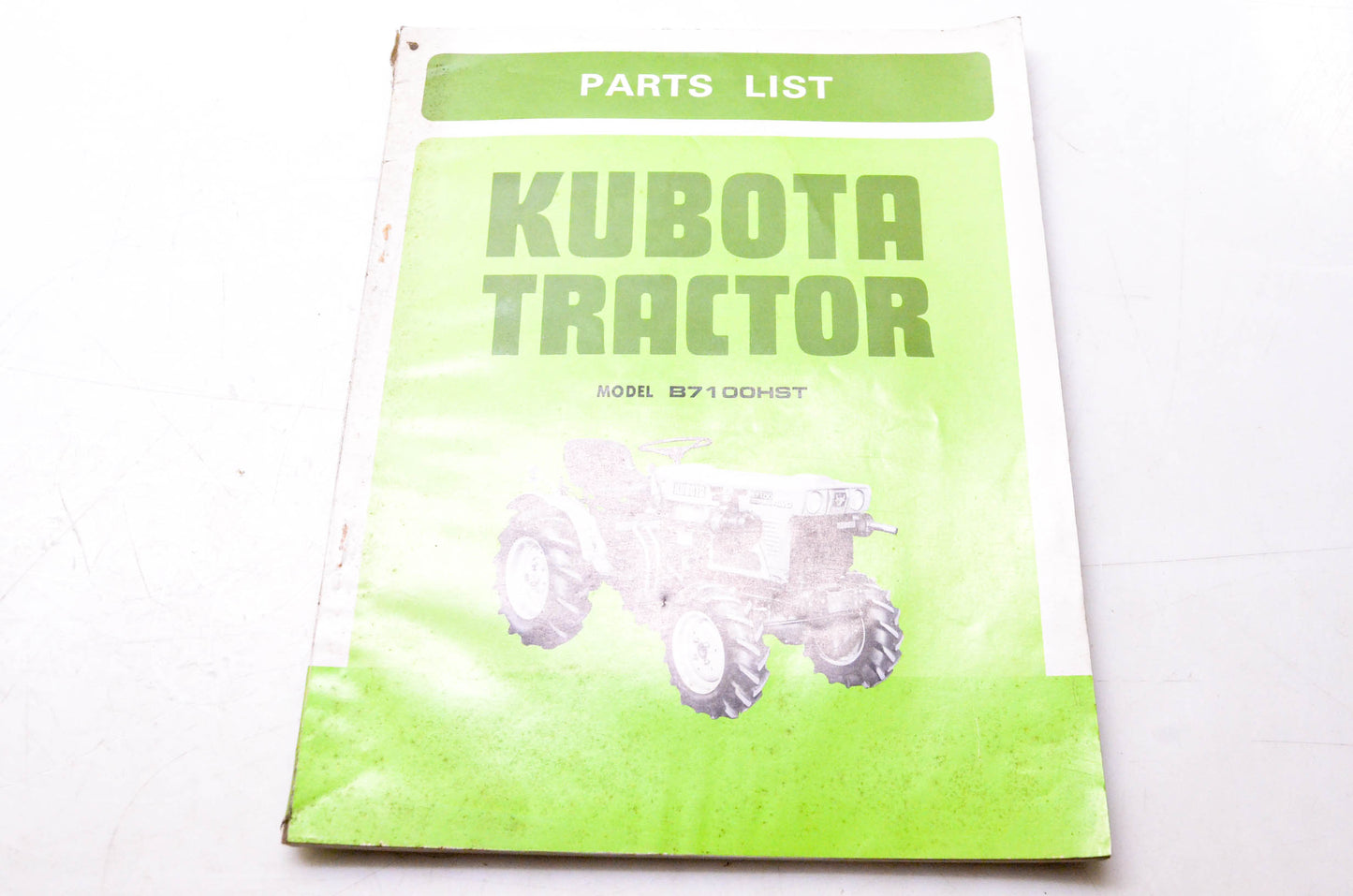 Kubota 66204-6292-1 Parts List Kubota Tractor Model B7100HST