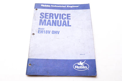 Robin 396S122 Robin Industrial Engines Service Manual Mode EH18V OHV