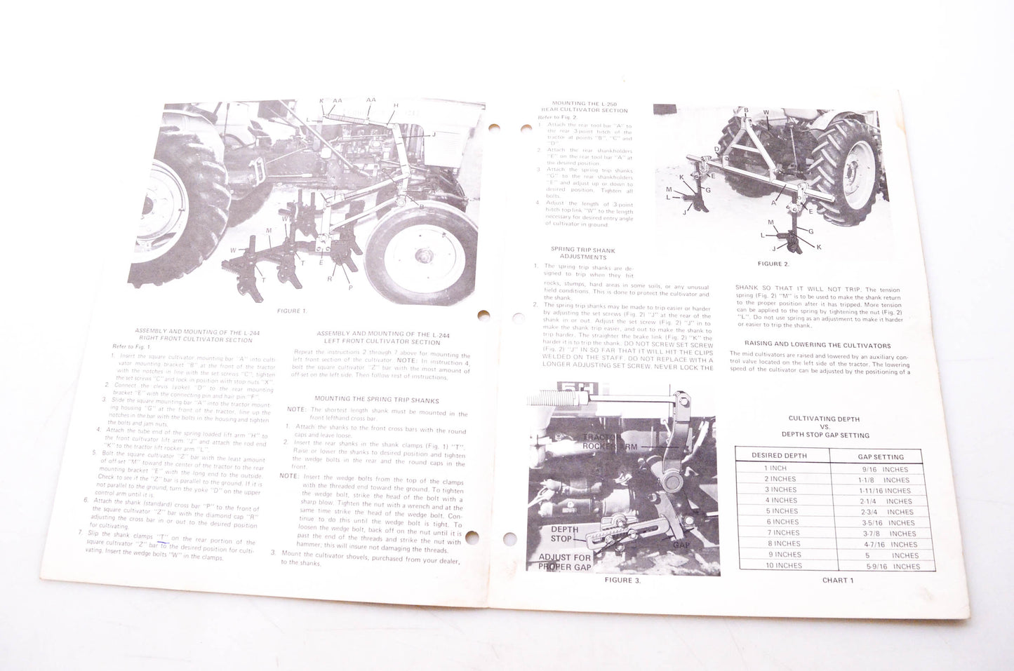 Kubota KUB-244 Kubota Tractor Corp Operator's Manual Cultivator Models