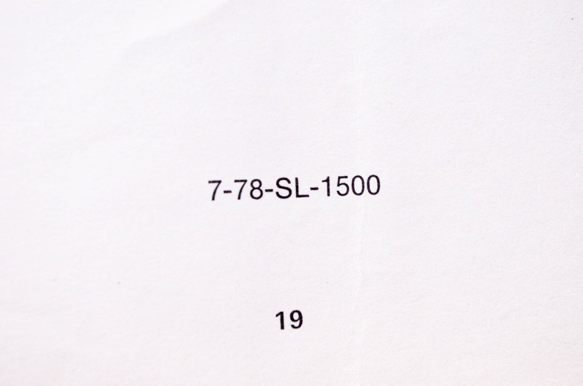 Kubota 7-78-SL-1500 Owner's Manual Kubota Snow Caster B748A for Models B7100 & B6100