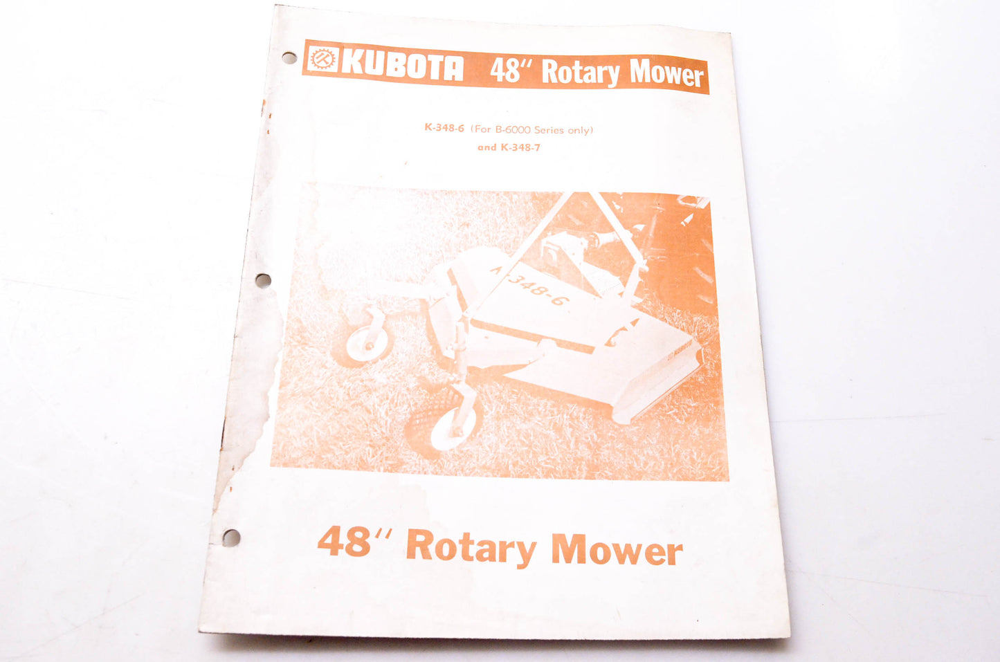Kubota 10177-112, M-10-78-G 48" Rotary Mower K-348-6 & K-348-7