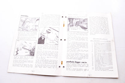 Kubota KUK23 676 Owner's Manual Kubota Posthole Digger