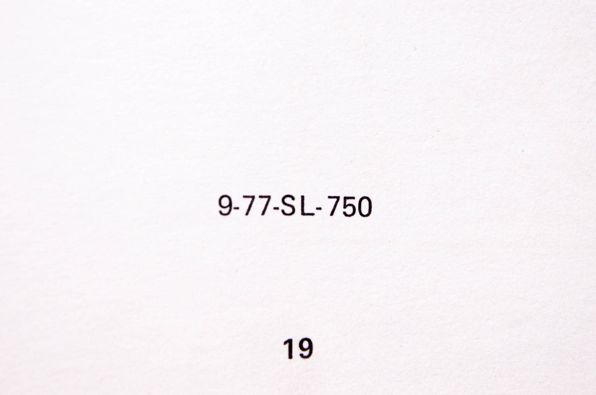 Kubota 9-77-SL-750, KU021 Owner's Manual Kubota Snow Caster Model B748