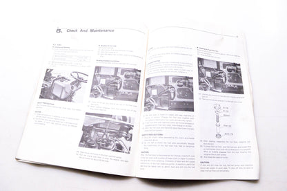 Kubota 66709-6291-4 Operator's Manual Kubota Tractor for Models B5100D B6100D B7100D B5100E B6100E