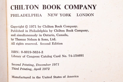 Chilton 0-8019-5624-2, 74-154691 Repair & Tune-Up Guide Volkswagen All Models Including Super Beetle 1949-1971