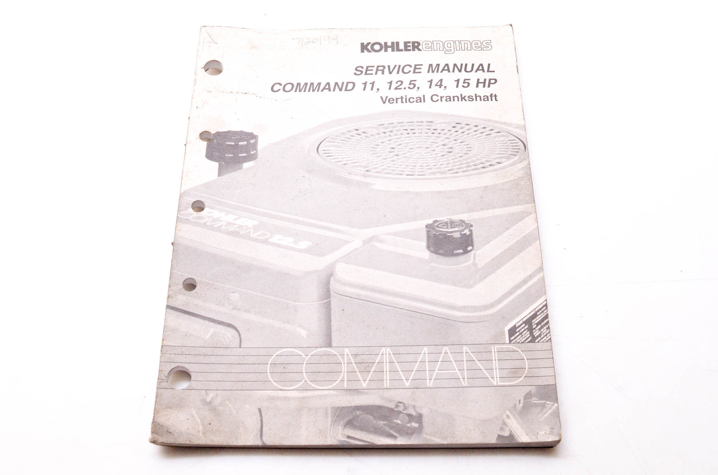 Kohler TP-2339-C Service Manual Command 11 12.5 14 15 HP Vertical Crankshaft