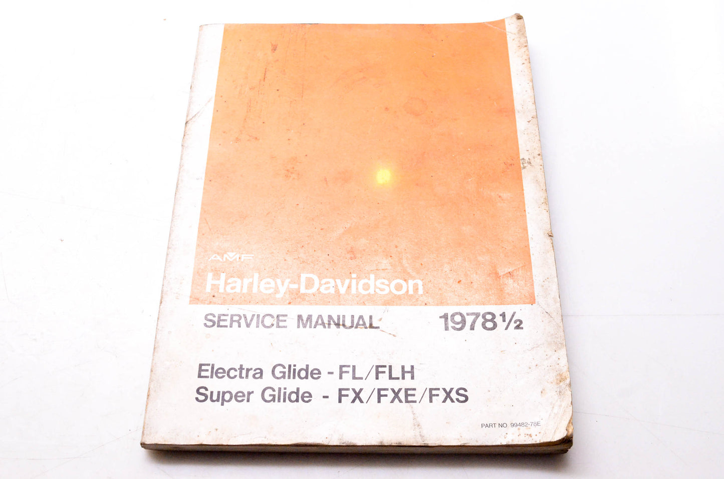 OEM Harley-Davidson 99482-78E Service Manual 1978 1/2