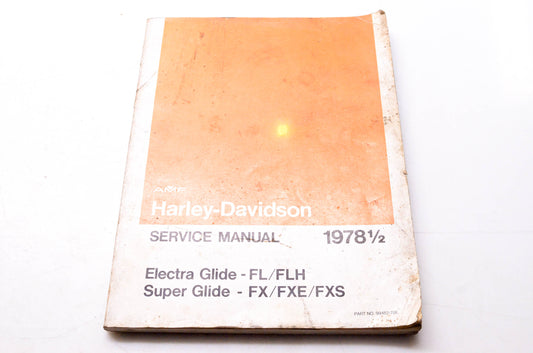 OEM Harley-Davidson 99482-78E Service Manual 1978 1/2