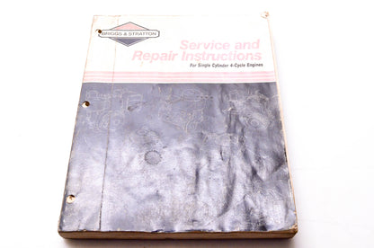 OEM Briggs & Stratton 270962 Service & Repair Instructions For Single Cylinder 4-Cycle Engines