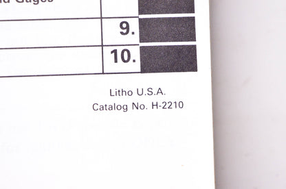 Cadillac H-2210 Service Information Final Edition Cimarron 1985