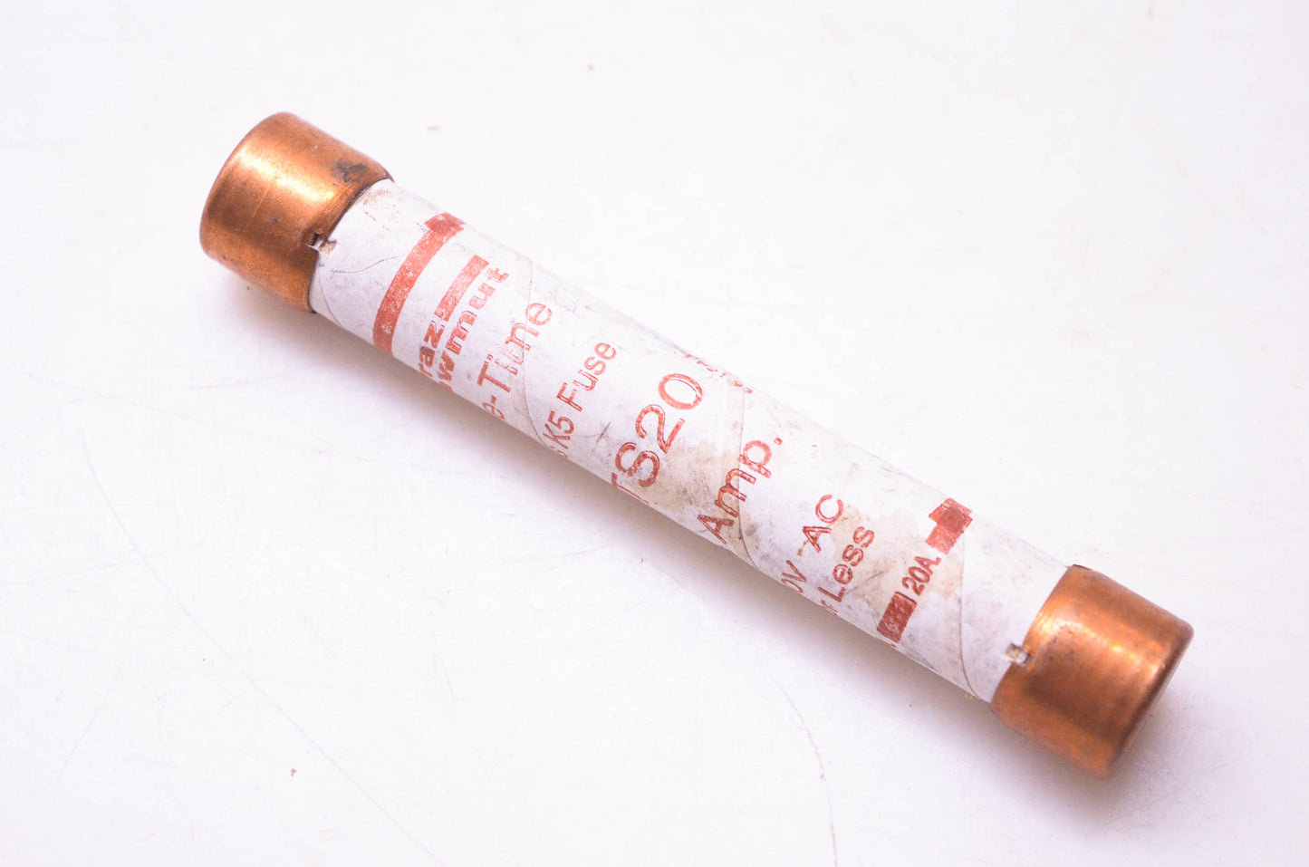 Ferraz Shawmut OTS20 One-Time Class K5 Fuse 20 Amp 600 VAC NOS