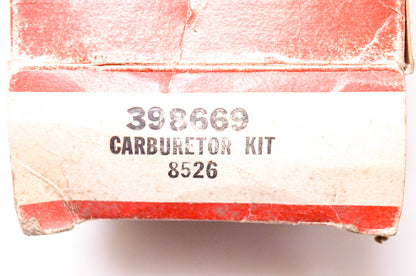 New OEM Briggs & Stratton 398669 Carburetor Overhaul Kit NOS