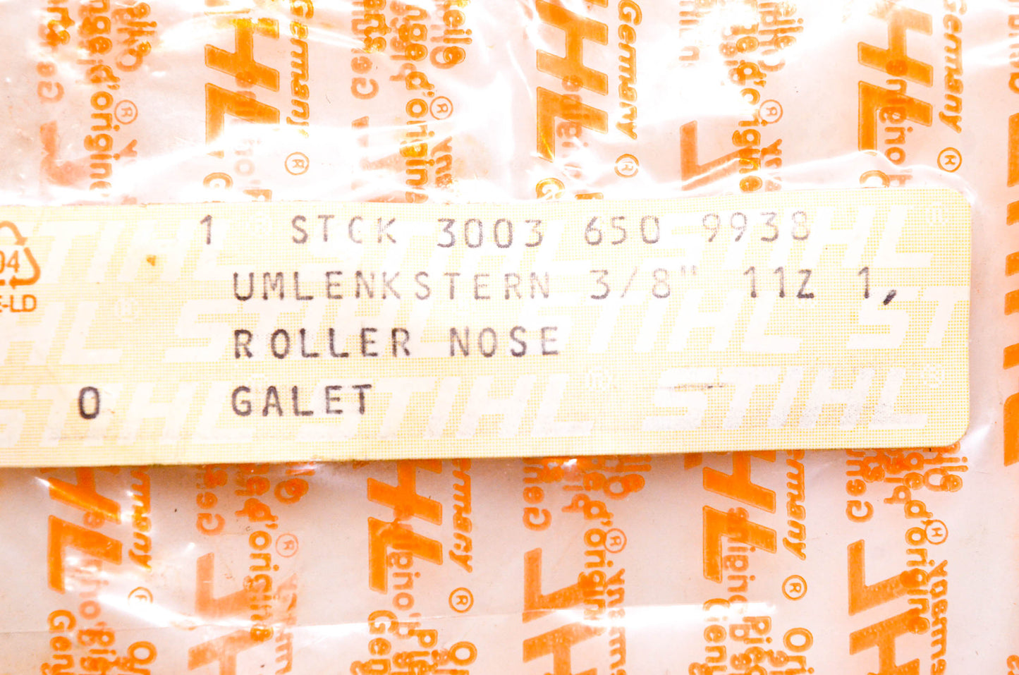 New OEM Stihl 3003 650 9938 Roller Nose NOS