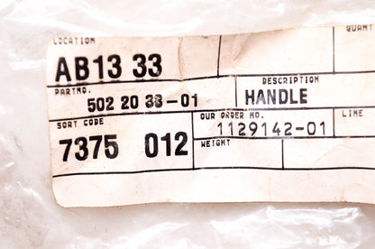 New OEM Husqvarna 502203801, 502 20 38-01 Handle NOS