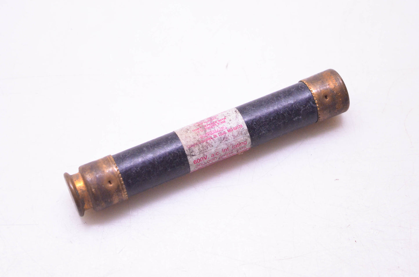 Bussmann Cooper FRS-R-2/10, DL02-26 Fusetron Dual-Element Time-Delay Fuse Current Limiting Class RK5 Fuse NOS