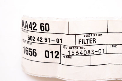 New OEM Husqvarna 502425101 Filter NOS