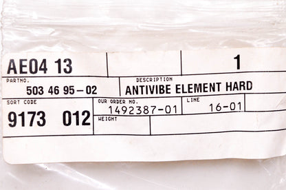 New OEM Husqvarna 503469502, 503 46 95-02 Antivibe Element NOS