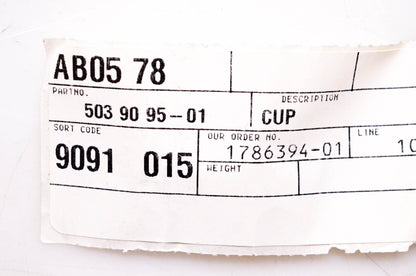 New OEM Husqvarna 503909501, 503 90 95-01 Cup NOS