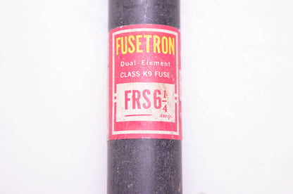 Bussmann FRS 6 1/4, B27-66 Fusetron Dual-Element Fuse NOS