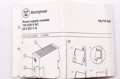 Westinghouse NLPS-530, 1A57375H10 Power Supply Module NOS