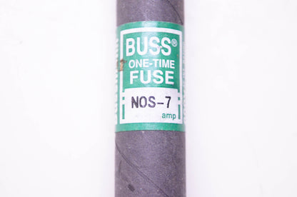 Bussmann Cooper NOS-7 One-Time Fuse NOS