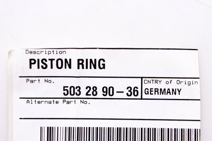 New OEM Husqvarna 503 28 90-36, 503289036, 576818401 Piston Ring NOS