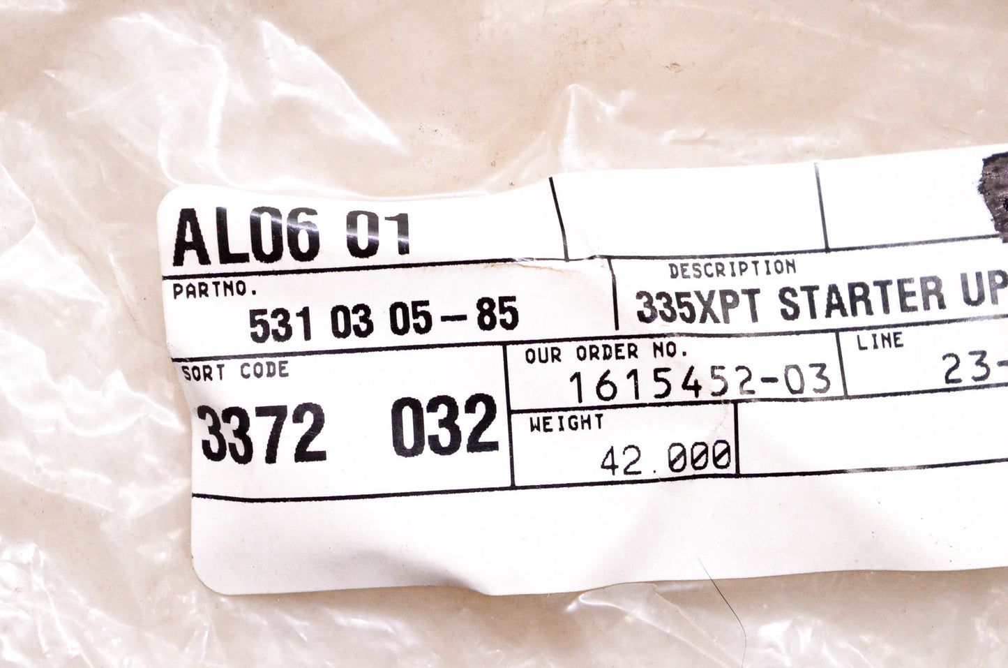 New OEM Husqvarna 531030585, 531 03 05-85 Starter Update NOS