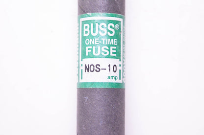 Bussmann Cooper NOS-10 One-Time Fuse NOS