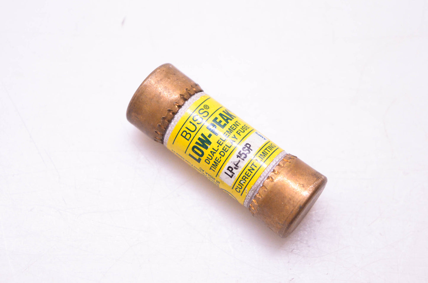 Bussmann Cooper LPJ-15SP Low-Peak Dual-Element Time-Delay Fuse Current Limiting NOS